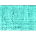 thumbnail image 1 of Ahgly Company Indoor Rectangle Abstract Turquoise Blue Contemporary Area Rugs, 5' x 8', 1 of 4
