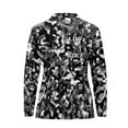 thumbnail image 5 of Yuyamidu Gray Camo Women Long Sleeve Golf Shirt Athletic Tennis Shirts Golf Print Hiking Running Workout T-shirts Lightweight Pullover Golf Clothes Size L, 5 of 8