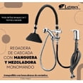 thumbnail image 5 of Regadera De Cascada Con Manguera Y Monomando Estetica Barberia 911SET Letmex, 5 of 5