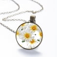 thumbnail image 6 of Daisy Necklace Personalized Custom Photo Round Pendant Adjustable Stainless Steel Necklaces with Gift Box for Men Women Mothers Valentine's Jewelry Gift, 6 of 6
