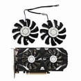 thumbnail image 3 of HA8010H12F-Z 75MM 2Pin GTX1050Ti GPU Cooler DUAL Fan for Geforce GTX 1050Ti GTX-1050-Ti-4GT-OC(2Pcs), 3 of 6