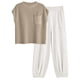 thumbnail image 1 of Conjunto de ropa LILLUSORY, dos conjuntos de 2 piezas para mujer, primavera y verano, 1 of 6