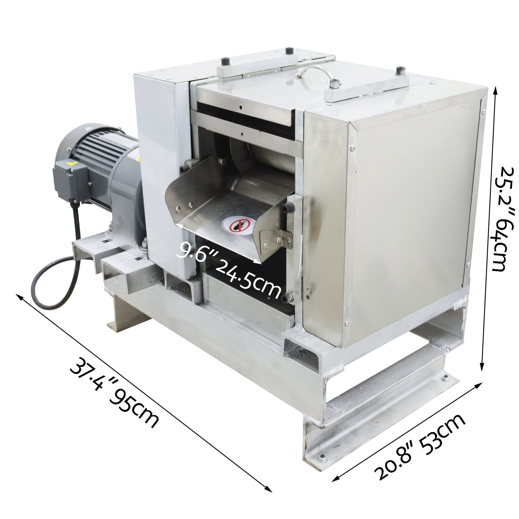 Sugarcane Juicer Extraction Machine Industrial 3 Rollers 1 Ton Capacity 220V 3PH 2200W