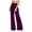 Purple, variant on Lenpel Women's Glitter Wide Leg Pants High Waisted Sparkly Shiny Palazzo Pants Baggy Party Clubwear Trousers(Wine,X-Large)