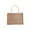 colorA, variant on Baright Reusable Tote Bags Jute Beach Shopping Handbag Durable Gift Bags with Handle for Grocery Crafts Birthday Parties