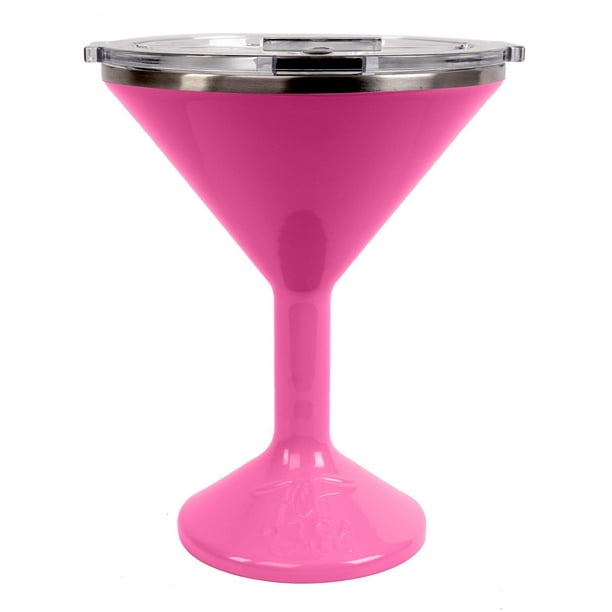 Vaso Martini ORCA Tini 13 oz de acero inoxidable rosa