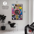 thumbnail image 5 of Watch Graffiti Canvas Urban Graffiti Wall Art by Notoriart, Black Frame, 36" x 54", 5 of 7