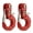 Red, variant on M Buder 2Pcs RC Trailer Hook Aluminum Alloy Corrosion Resistant Tow Chain for SCX10 1/10 Crawler Car Model Accessories Parts Black (0.94 inches / 24 mm)
