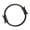 Black, variant on Pilates Ring Fitness Trainer, Pilates Ring for Mat & Reformer Workouts, Pilates Ring Fitness Circle 14.96" Yoga Rings Magic Circle with Dual Padded Handles for Toning Arms (Blue)