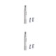 thumbnail image 4 of Seitruly Cortapelos de nariz para hombre y mujer, recortadora recargable por USB, afeitadora, lavable, eliminación de seguridad, baño, baño, Blanco Tipo 2 2piezas, 4 of 6