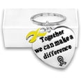 thumbnail image 2 of Light Blue Ribbon Key Chains, 2 of 3
