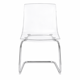 thumbnail image 3 of Silla Vitra Transparente de Polipropileno Minimalista para Comedor y Oficina, 3 of 5
