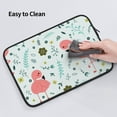 thumbnail image 6 of Bingfone Cute Flamingo Laptop Sleeve Case 15 Inch, 360° Protective Computer Carrying Bag, 6 of 9