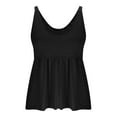 thumbnail image 5 of Ltctricy Women's Tank Tops Scoop Neck Camisole Peplum T-Shirts Soft Casual Babydoll Blouses Sleeveless Going out Shirts, 5 of 7