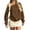 58# Coffee, variant on Women One Off Shoulder Leopard Print Sweatshirt Oversized Pullover Drop Shoulder Long Sleeve Fall Top Loose Fit Fleece Jumper Shirt Asymmetrical Tops White S