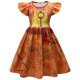 thumbnail image 3 of Smiling Critters Catnap Vestido para niñas pequeñas Ropa para el día del perro y la siesta para gatos Disfraz de cosplay para niños Vestido casual de verano con mangas abullonadas + Bolsa, 3 of 5