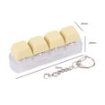 thumbnail image 3 of Keyboard Key Toy Button Keycap Fidget Keychain Decompression Toys(Yellow), 3 of 7