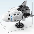 thumbnail image 4 of Space Rocket Launch Center Building Blocks Set, Aerospace Space Station and Spacecraft Model, DIY Aviation City STEM Bricks Toy, Creative Educational Gift for Kids, 4 of 7
