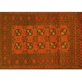 thumbnail image 1 of Ahgly Company Machine Washable Indoor Rectangle Persian Yellow Traditional Area Rugs, 8' x 12', 1 of 4