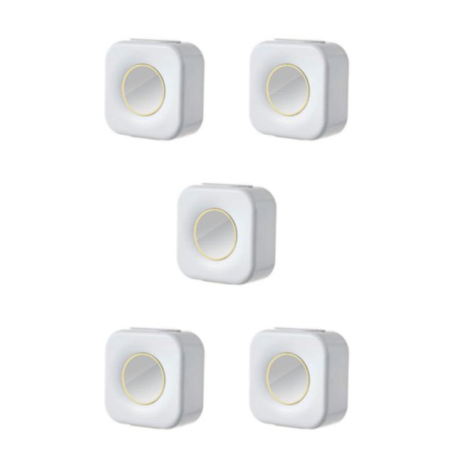Advancent Bolsa desechable para alimentos, caja de almacenamiento, caja de plástico montada en la pared, reutilizable, accesorios de baño de Type2 NO2
