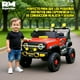 thumbnail image 4 of Montable Carro/camioneta Con Luces, Sonidos Para Niños rojo, 4 of 6