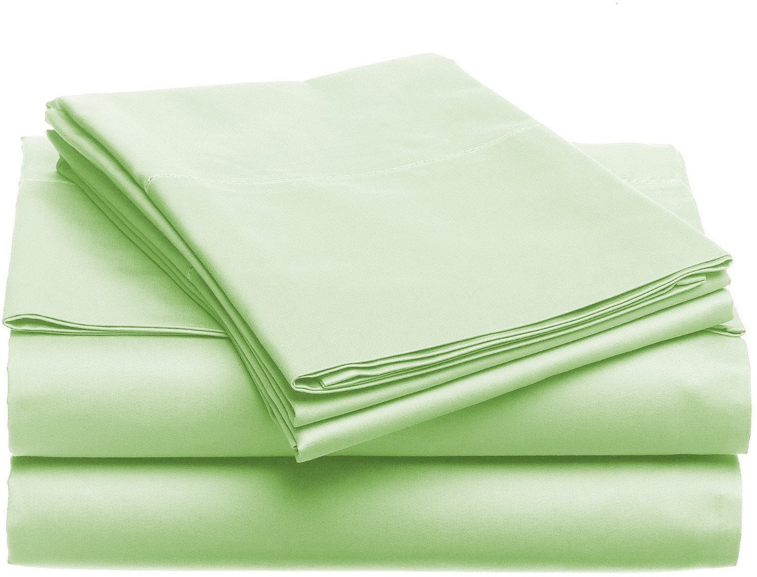 Luxury Home 6-Piece 1600 Thread Count Mint Microfiber Bed Sheet Set, Queen – Deep Pocket