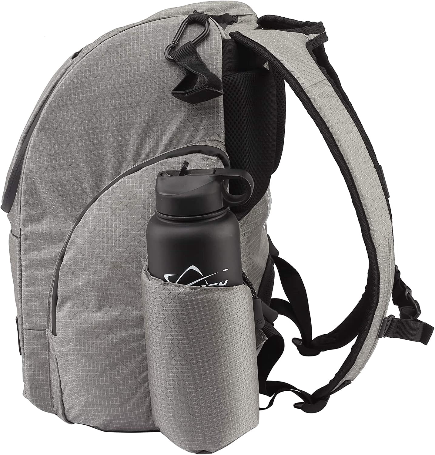 Prodigy Disc BP-2 V3 Disc Golf Backpack | Frisbee Golf Bag with 26+ Disc Capacity Plus Extra Storage | Pro Quality Disc Golf Bag Backpack | Tear and Water Resistant | Large Disc Golf Bag (Gray)