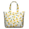 thumbnail image 1 of Tropical Pineapple Lover Weekender Bag with Hawaiian Fruit Prints Large Capacity Travel Tote Bag with Fresh Plant Sunshine Patterns, Lightweight Multipurpose, 1 of 5