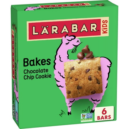 Larabar Kids Chocolate Chip Gluten Free Fruit & Nut Bar 1.6 oz Bars 6 Ct