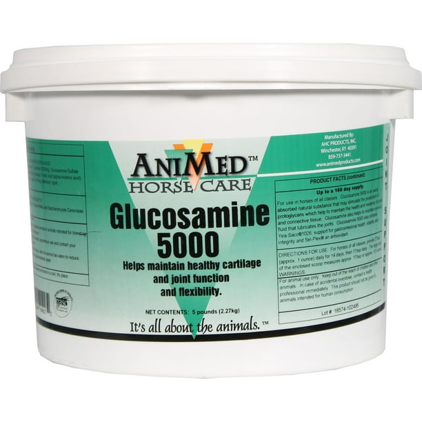 Animed DGlucosamine 5000 Joint Health Supplement For Horse White 5