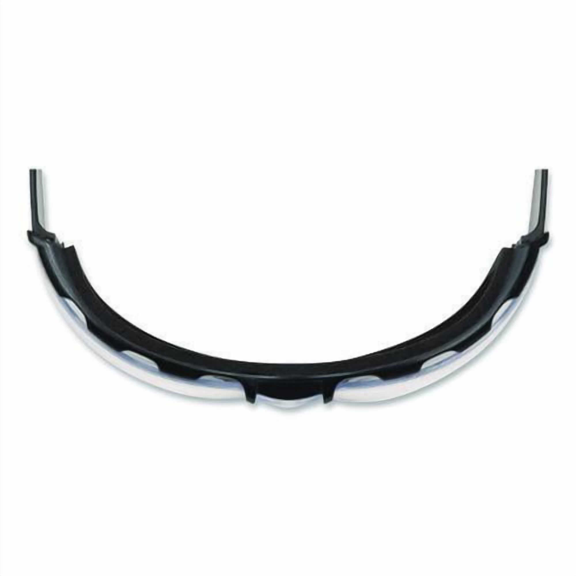 Zenon Z12 Polycarbonate Safety Glasses, Black Nylon Frame, Clear Polycarbonate Lens | Bundle of 10