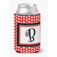 thumbnail image 1 of Aislador de bebidas de lata o botella Caroline's Treasures con lunares rojos y negros, 1 of 1