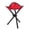 Red, variant on Ultralight Portable Folding Beach Chair, Multi-Function Triangle Design Camping Fishing Slacker Chair for Outdoor Activities(Green)