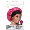 thumbnail image 2 of (3 pack) Evolve Satin Wide-Edge Bonnet, Fuchsia, 2 of 9