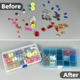 thumbnail image 4 of Plastic Organizer Container Storage Box Adjustable Divider Removable Grid Compartment for Jewelry Beads Earring Tool Fishing Hook Small Accessories( grids X ), 4 of 8