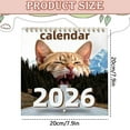 thumbnail image 3 of 2026 Calendar - 2026 Cute Cat Wall Calendar , 2026 Wall Calendar from January to December, Funny Calendar with Premium Paper, 7.9" x 7.9" Warm Gifts, 3 of 8