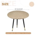 thumbnail image 2 of Round Table Cover, Round Fitted Tablecloth with Elastic Edge Picnic Table Cloth for Patio Dining Camping Outdoor Fits 45"-56", Light Brown, 2 of 6