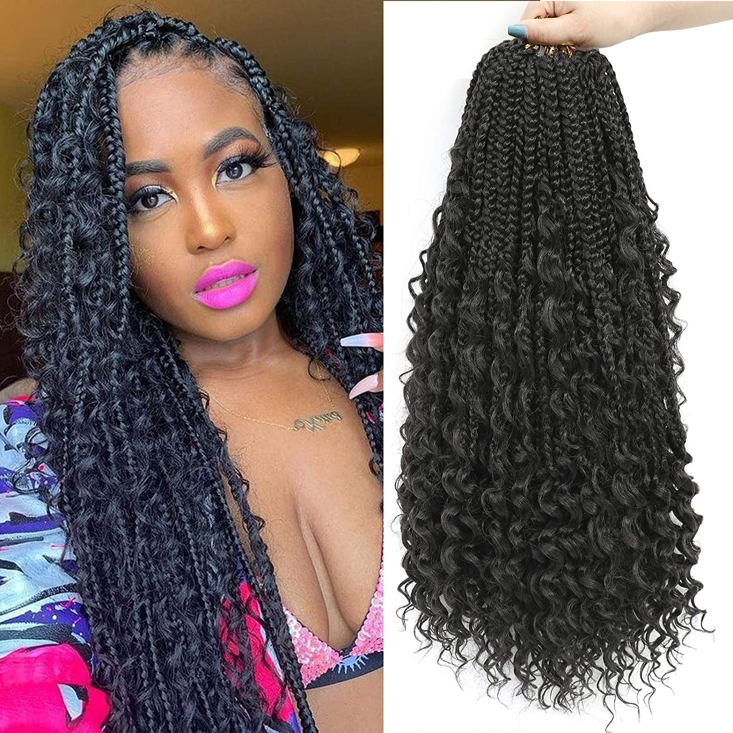 12 Bohemian Box Braids Styles for Black Women to Try in 2022  Curlfit
