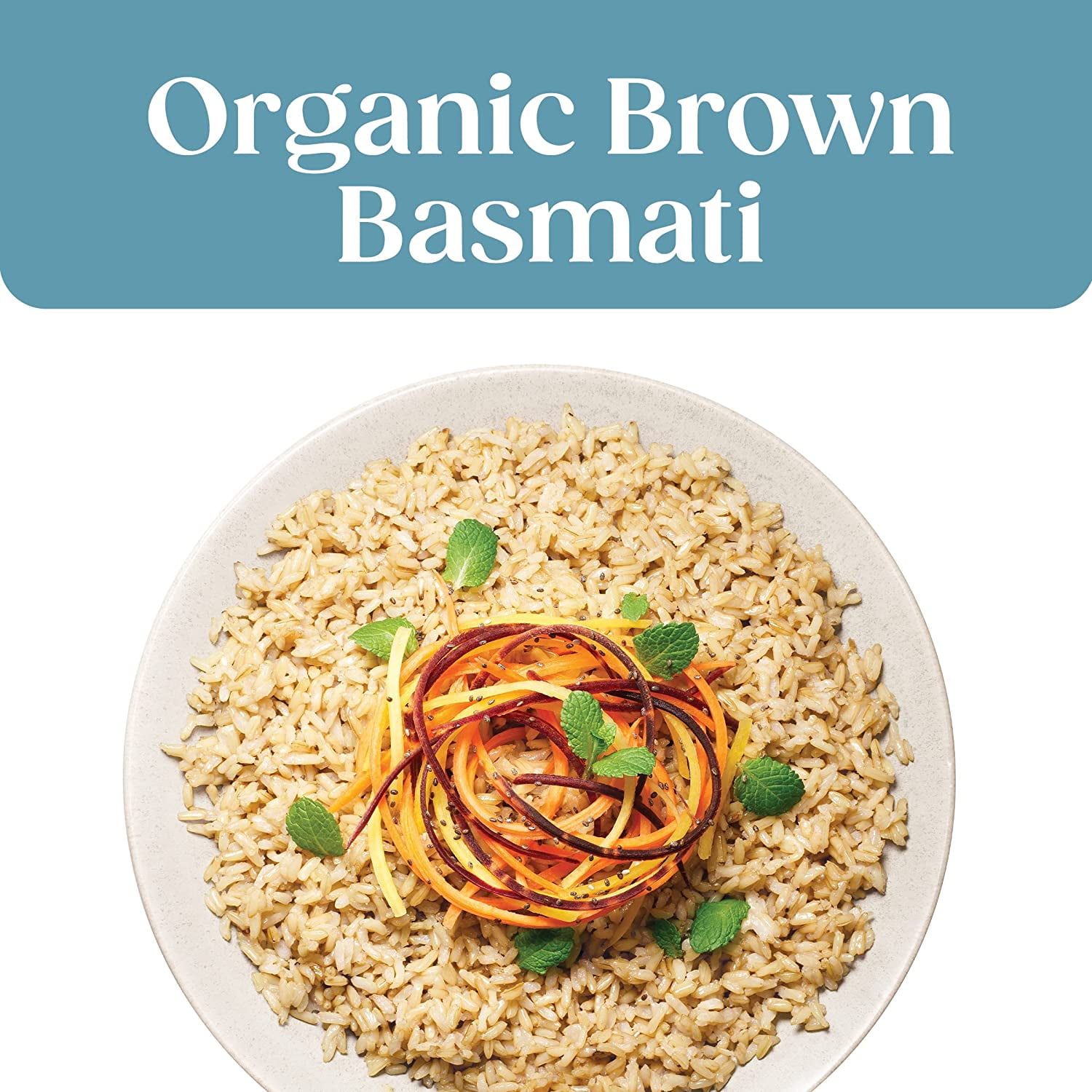 SEEDS OF CHANGE Organic Brown Basmati Rice, Microwaveable Ready to Heat, 8.5 Ounces (Pack of 6)