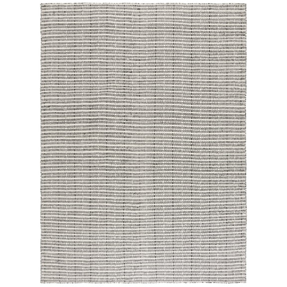 SAFAVIEH Vermont Zachary Striped Area Rug, Black/Ivory, 8' x 10'