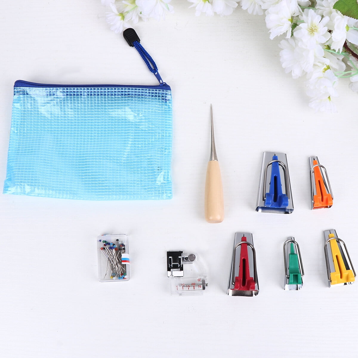 1 Set of Fabric Bias Tape Makers DIY Quilting Binding Tape Makers