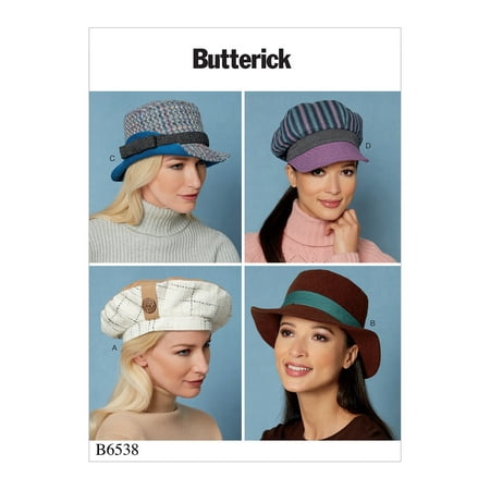 Butterick Pattern Misses' Hats-OSZ