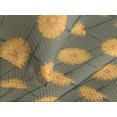 thumbnail image 3 of Ambesonne Dandelion Quilted Coverlet 2 Pcs, Boho Floral Grid Peduncle, Twin Size, Marigold Sage Green, 3 of 4