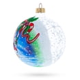 thumbnail image 2 of Girl with Candy Cane Glass Ball Christmas Ornament 4 Inches, 2 of 3