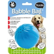 Pet Qwerks Talking Babble Ball Dog Toy, Large