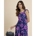 thumbnail image 6 of Moomaya Printed Sleeveless Tiered Dress With Pockets, Vacation Maxi Dress, 6 of 8