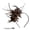 Brown, variant on Fascinators Hat Flower Mesh Ribbons Feathers on a Headband and a Forked Clip with Feathers Cocktail Tea Party Headwear for Women and Girls