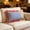 Blue, variant on Lunxisen 1 Pcs Plaid Ruffled Heart Patchwork Throw Pillow Decorative Cushion for Living Room Bedroom Sofa(30*50cm)