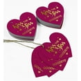 thumbnail image 5 of Inkdotpot Pack Of 50 Real Gold Foil Paper Tags Kiss The Miss Goodbye Bridal Shower Favor Hang Tags, 5 of 6