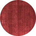 thumbnail image 1 of Ahgly Company Indoor Round Oriental Red Industrial Area Rugs, 3' Round, 1 of 4